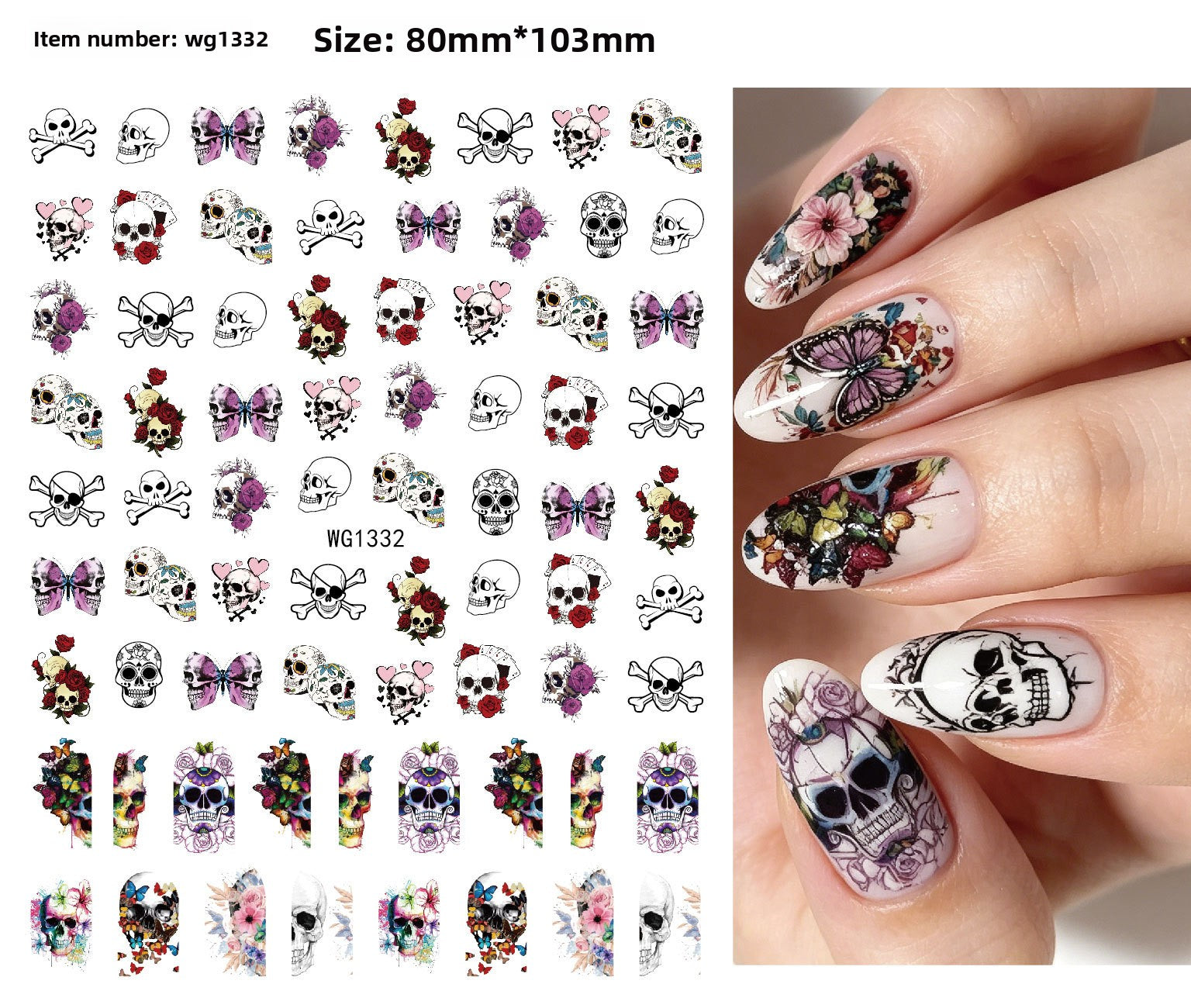 Halloween nail stickers