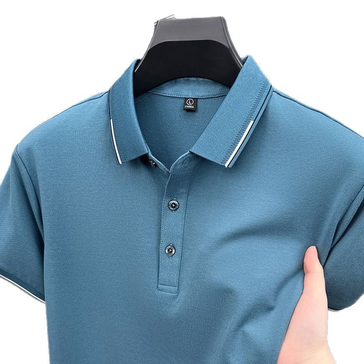 Mens Cotton Blend Polo Shirt