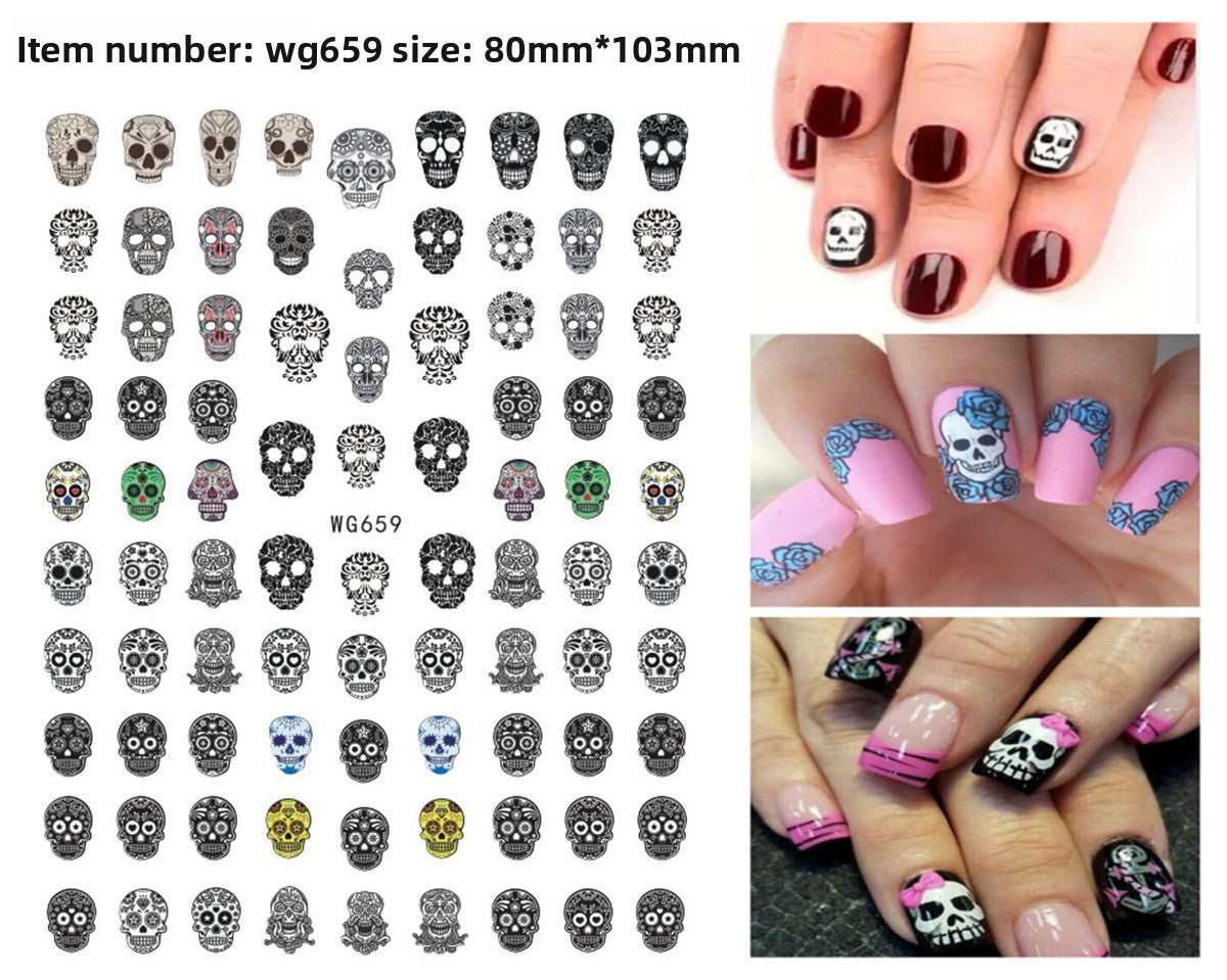 Halloween nail stickers