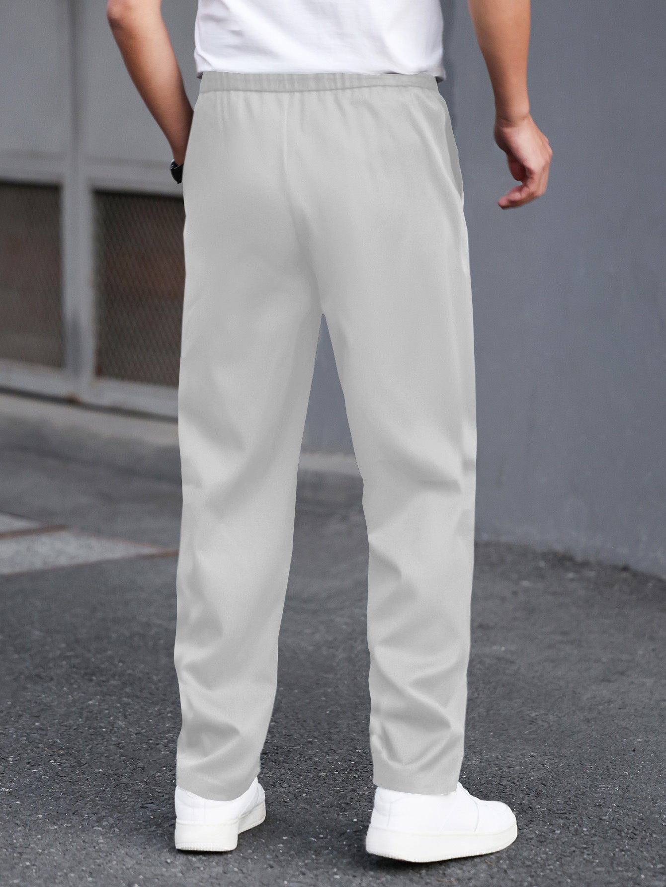 Casual Mid-Waist Men's Trousers