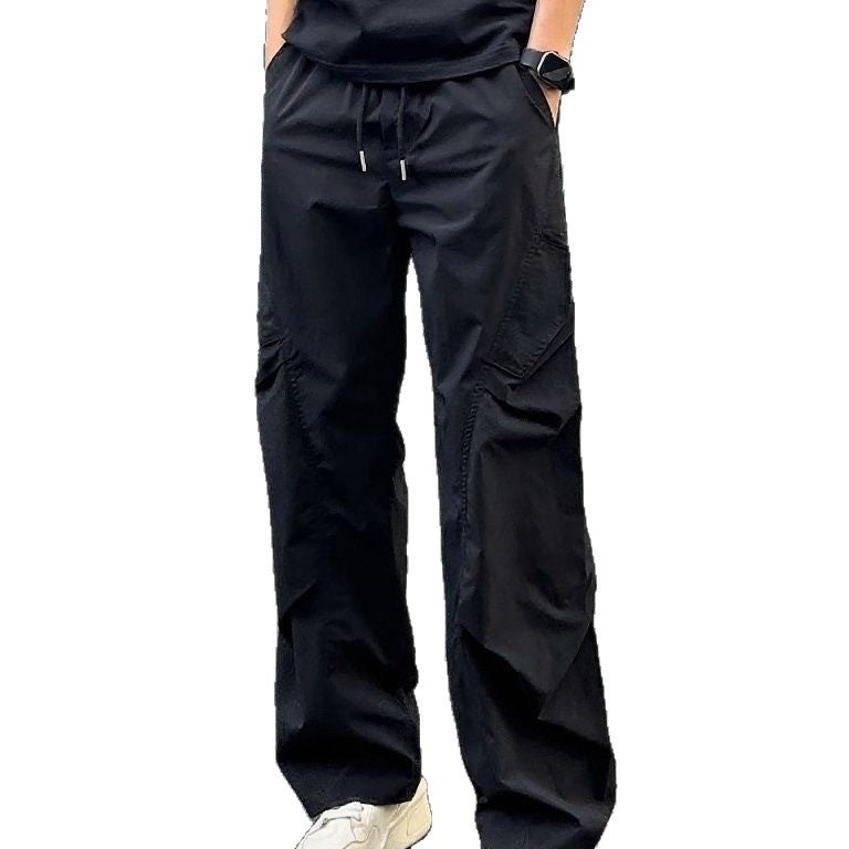Mens Straight Leg Casual Trousers