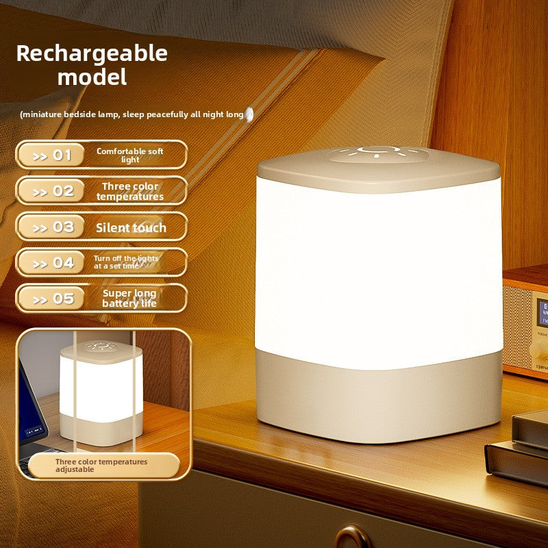 Remote Control Rechargeable Touch Night Light Bedroom Sleep Light