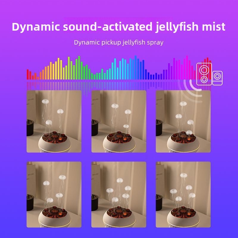 Aromatic Essential Oil Diffuser Desktop Jellyfish Humidifier