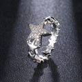 Minimalist Star Design Zircon Ring