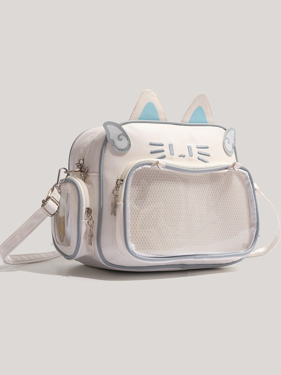 Trendy Mechanical Cat Small Backpack