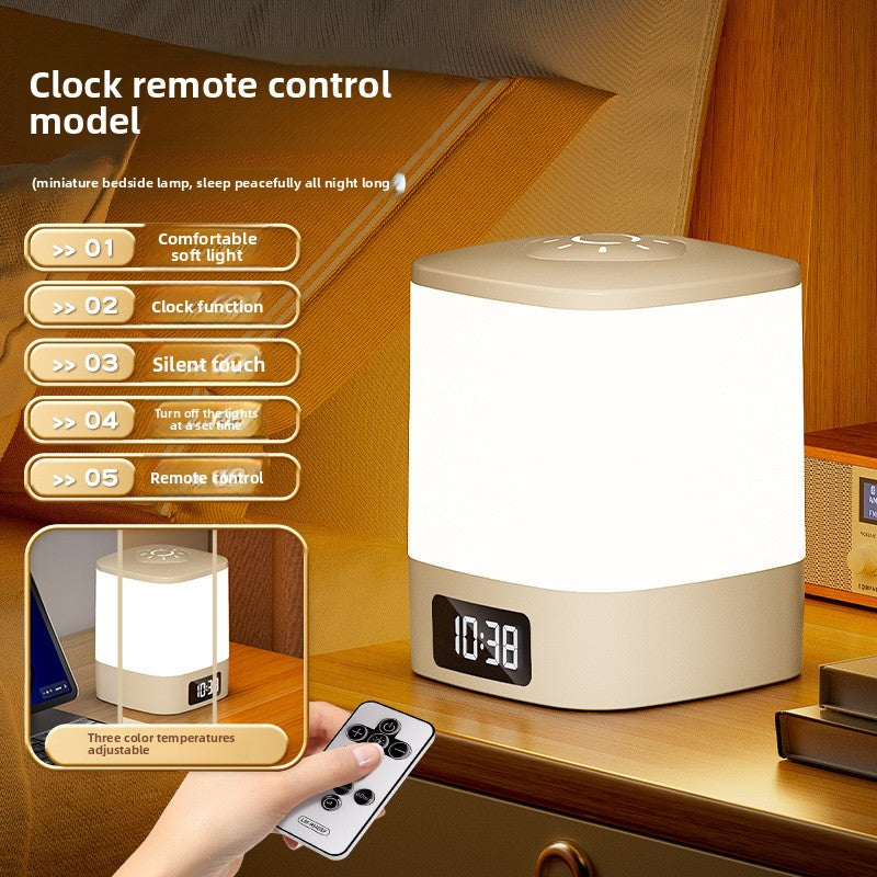 Remote Control Rechargeable Touch Night Light Bedroom Sleep Light