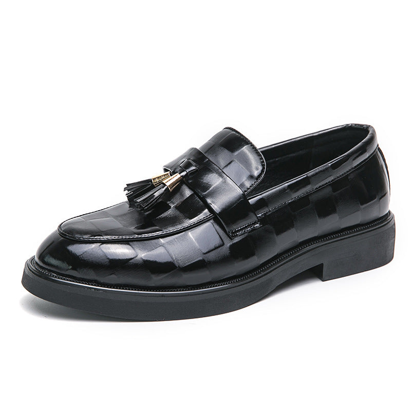 Mens Patent Leather Tassel Dress Shoes