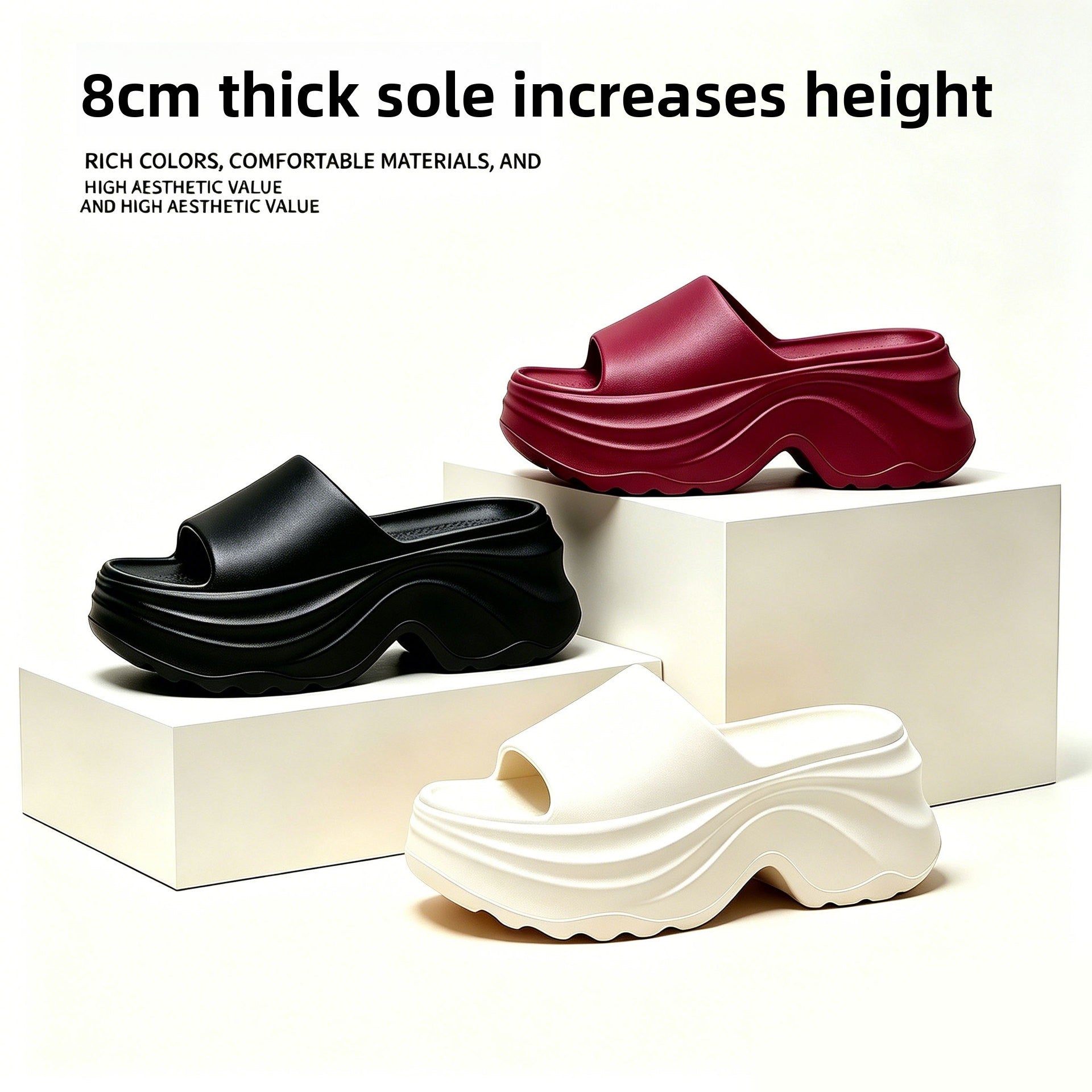 Women's Height Increase EVA Slippers