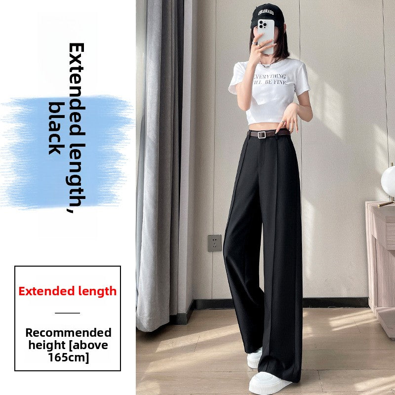 Glossy High Waist Wide Leg Trousers