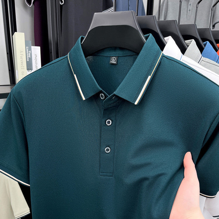 Mens Cotton Blend Polo Shirt