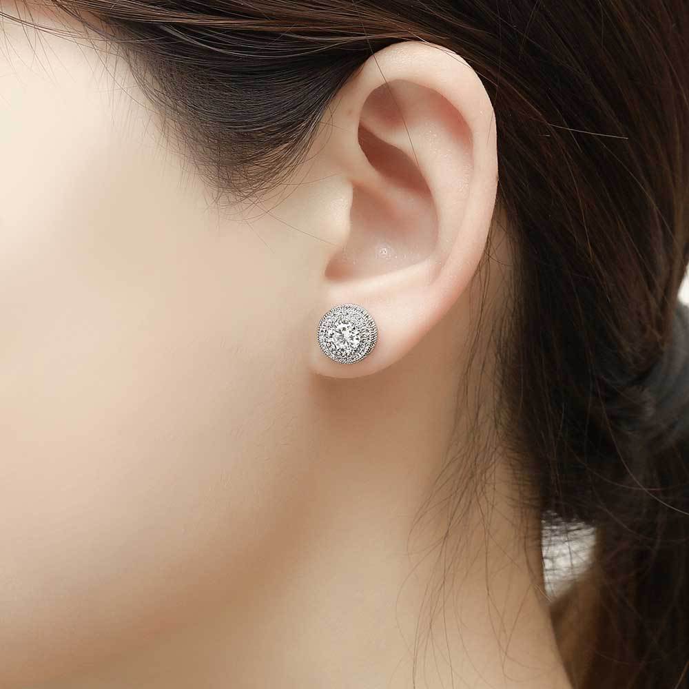 Hip-hop stud earrings for men