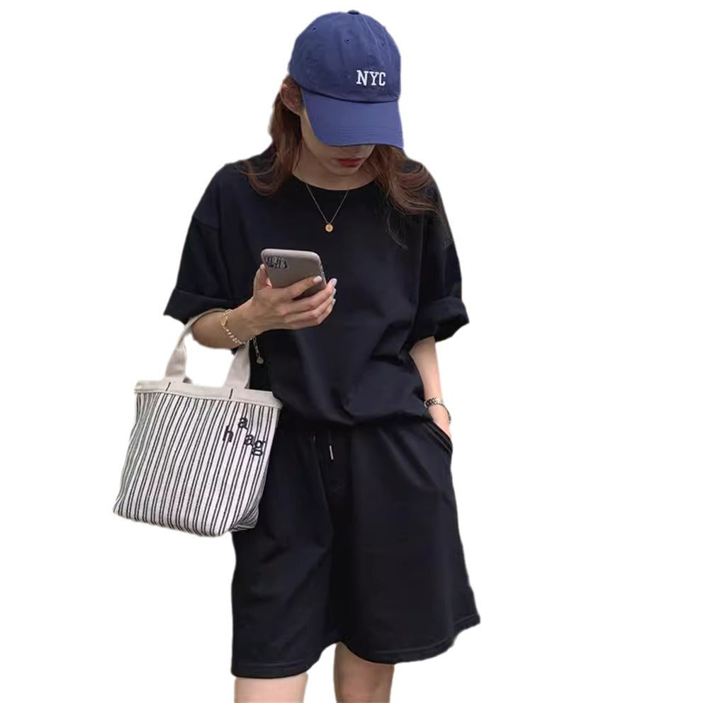 Women's Summer Shorts Two-Piece Set