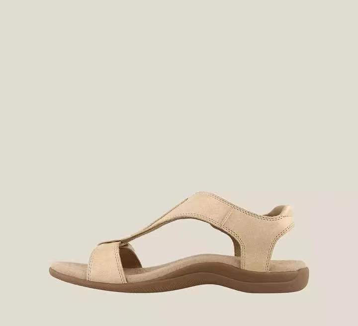 Plus-size casual flat fishmouth sandals