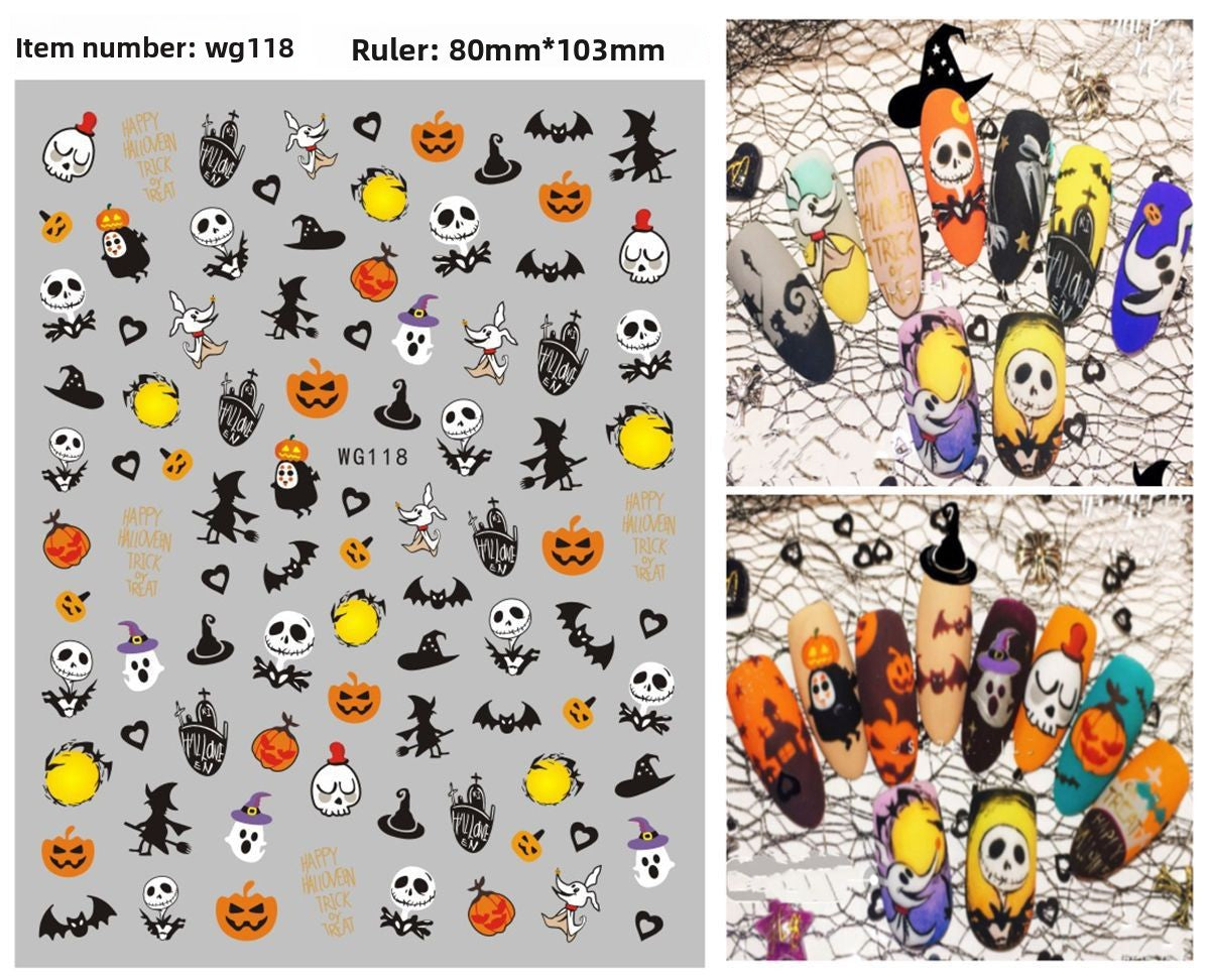 Halloween nail stickers