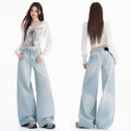 Women's loose-fit wide-leg jeans