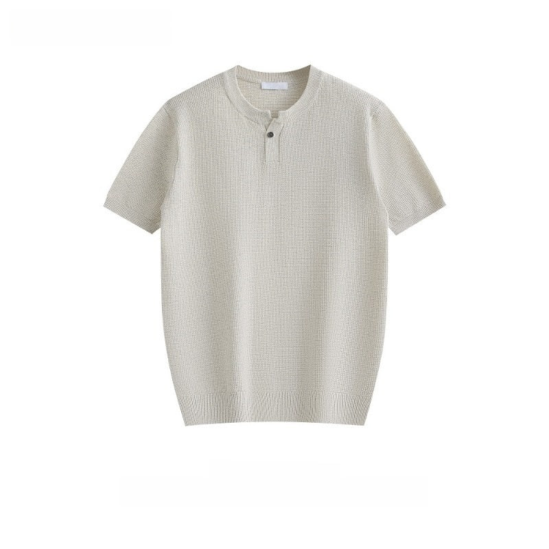 Pure Cotton Waffle Knit Shirt