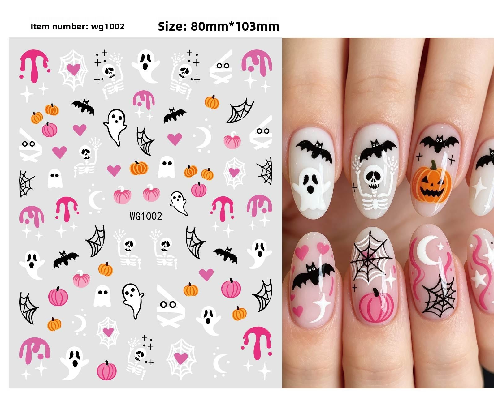 Halloween nail stickers
