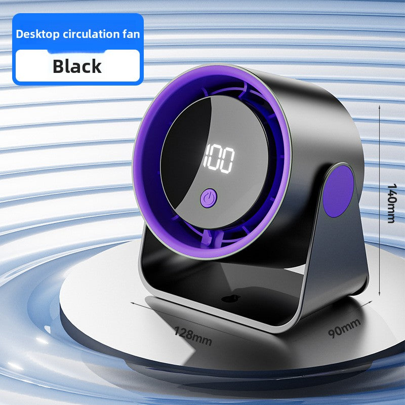 Charging desktop fan