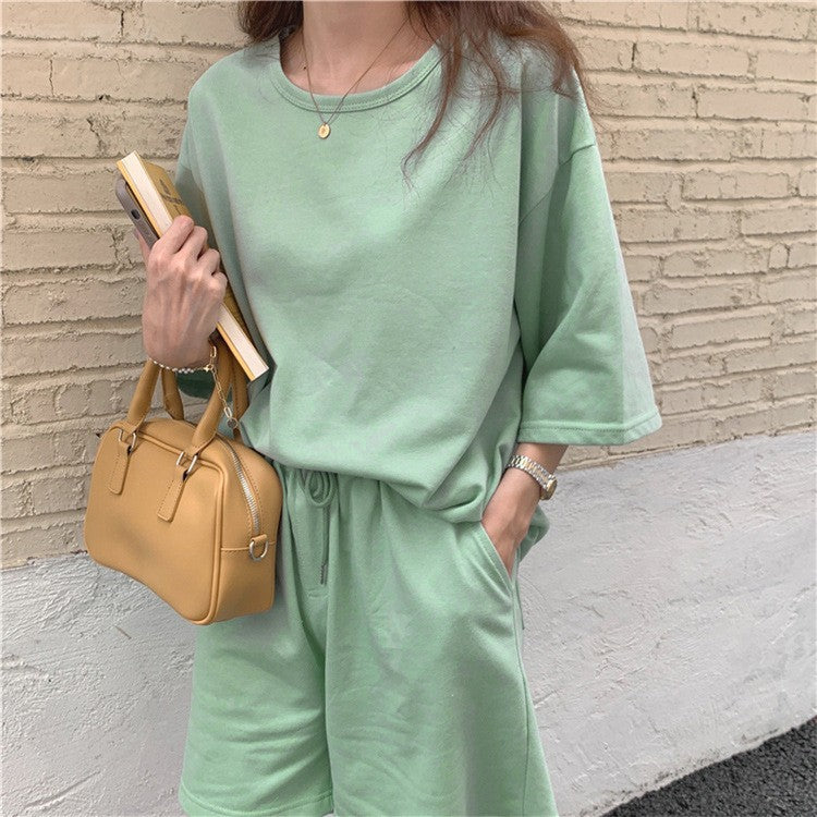Women's Summer Shorts Two-Piece Set
