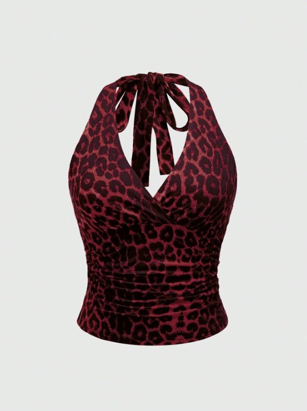 Sexy Backless Halter Tank Top