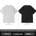 Men's Heavyweight Cotton Short Sleeve T-Shirt Cleanfit