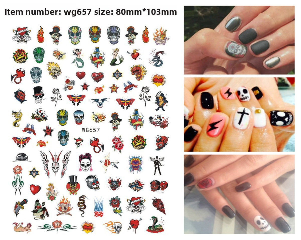 Halloween nail stickers