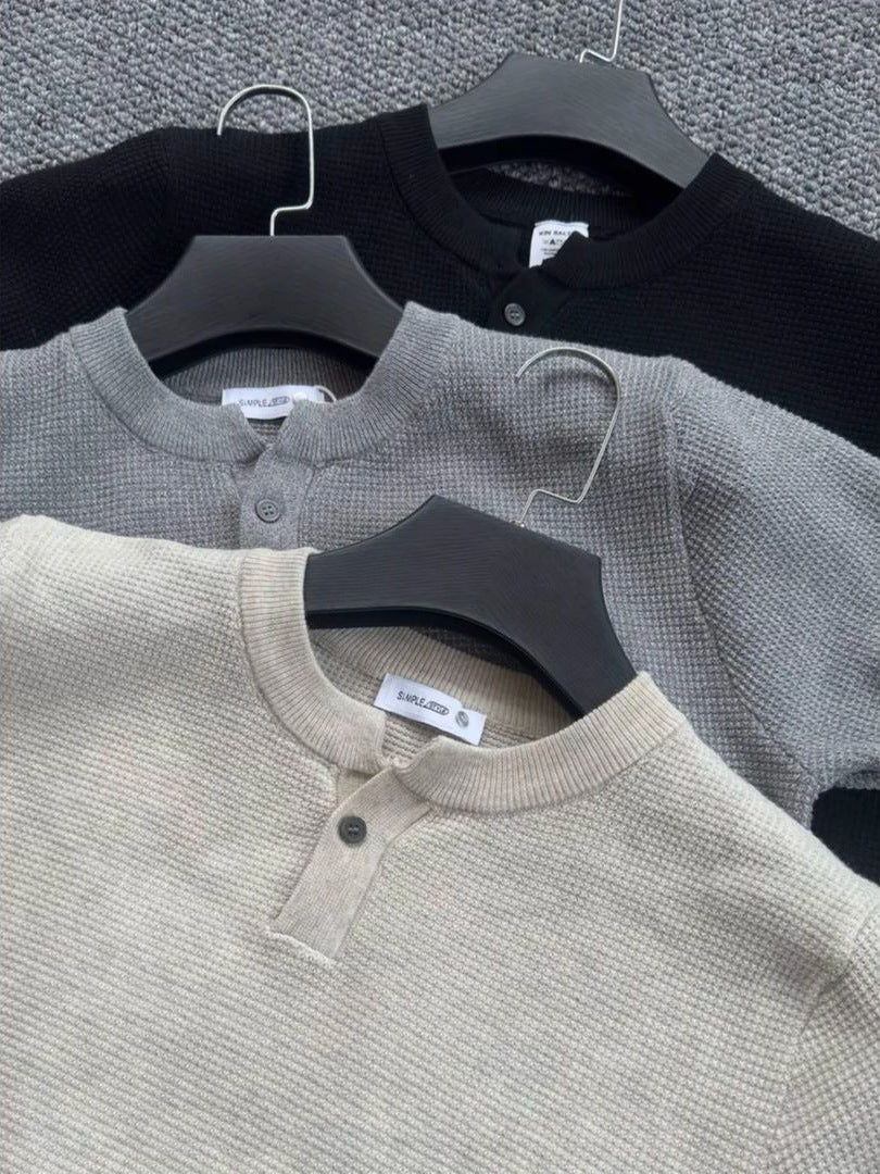 Pure Cotton Waffle Knit Shirt