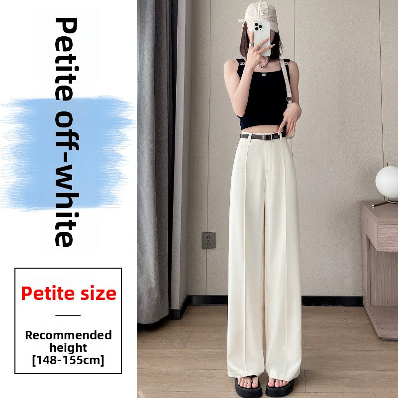Glossy High Waist Wide Leg Trousers