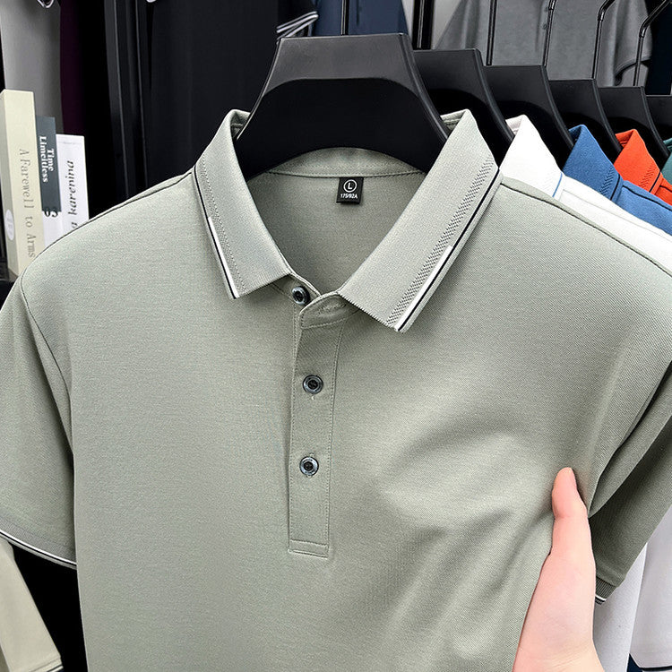 Mens Cotton Blend Polo Shirt