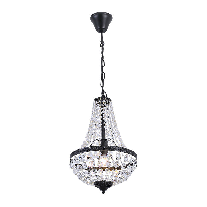 Crystal Island Chandelier Neoclassical Hanging Lamp