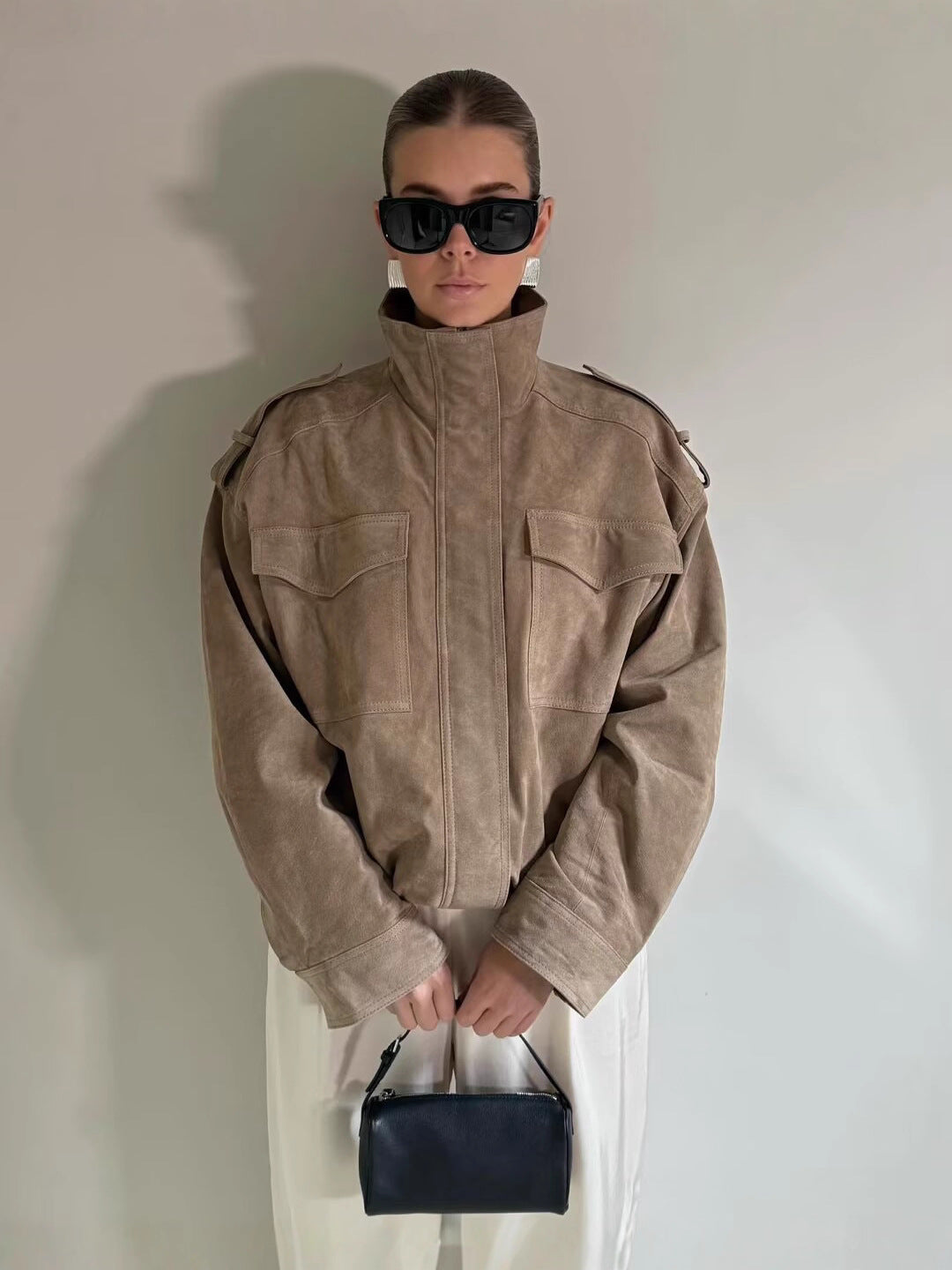 Casual loose-fitting jacket coat