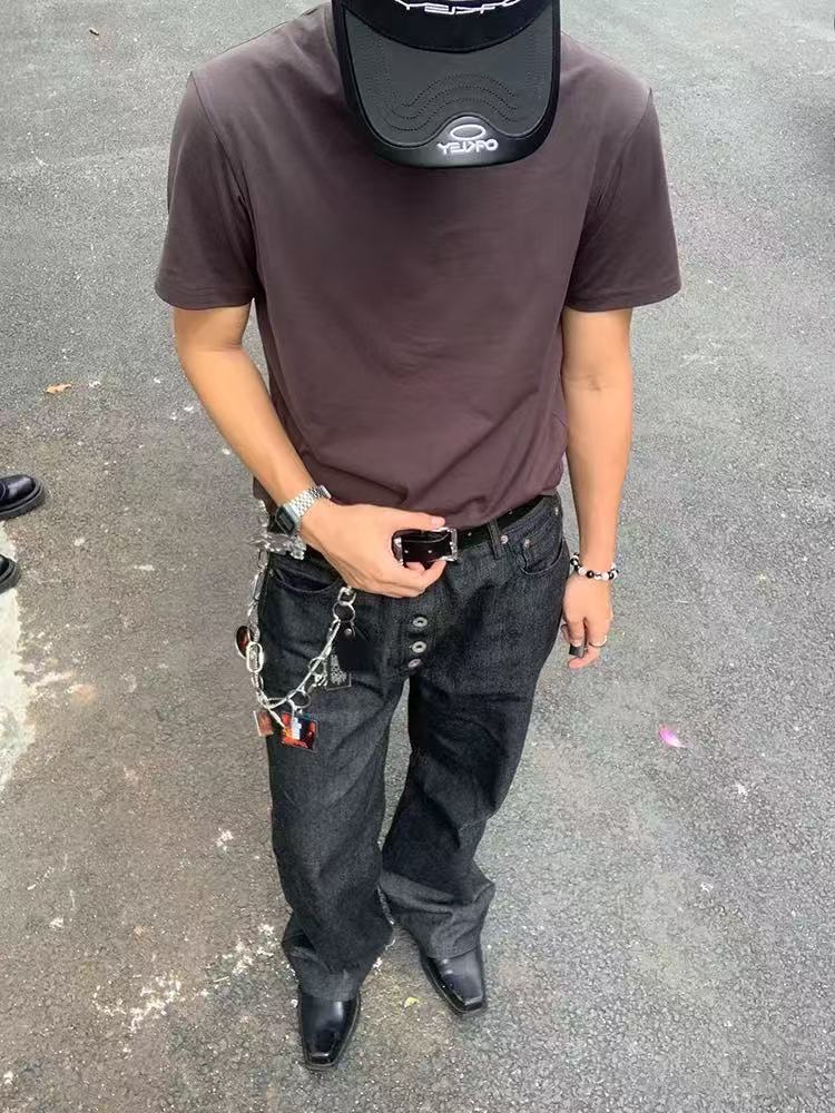 Straight Fit Denim Jeans