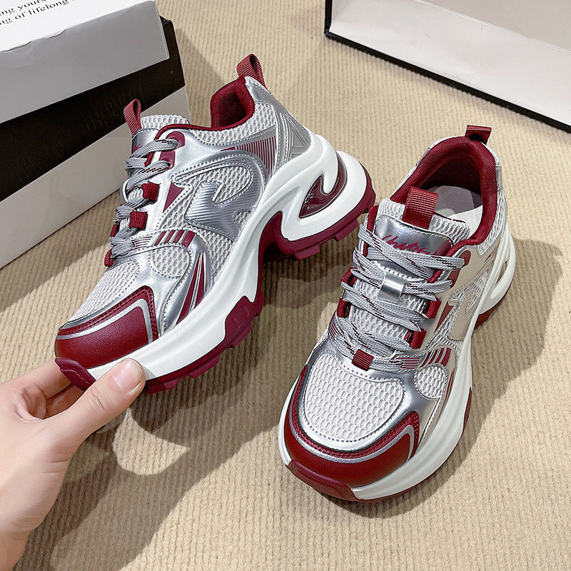 Thick-Soled Breathable Casual Sneakers for Women