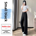 Glossy High Waist Wide Leg Trousers