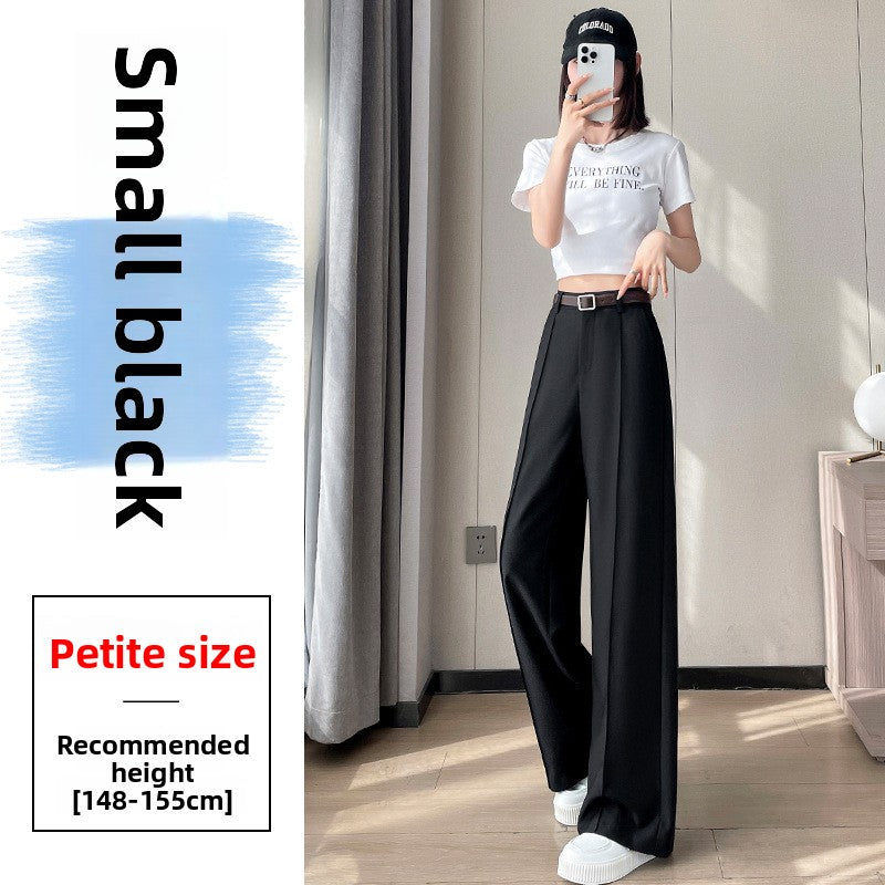 Glossy High Waist Wide Leg Trousers