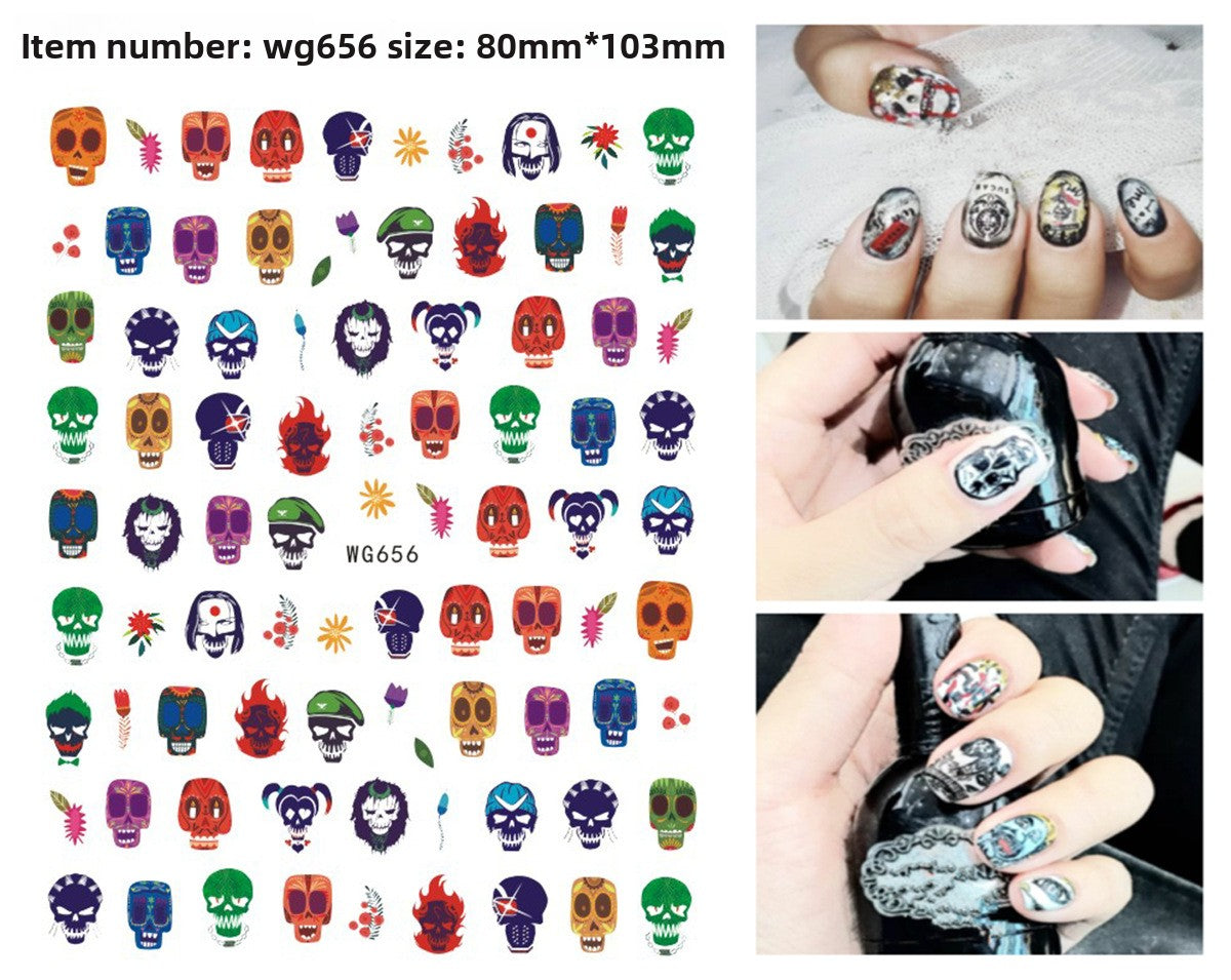 Halloween nail stickers