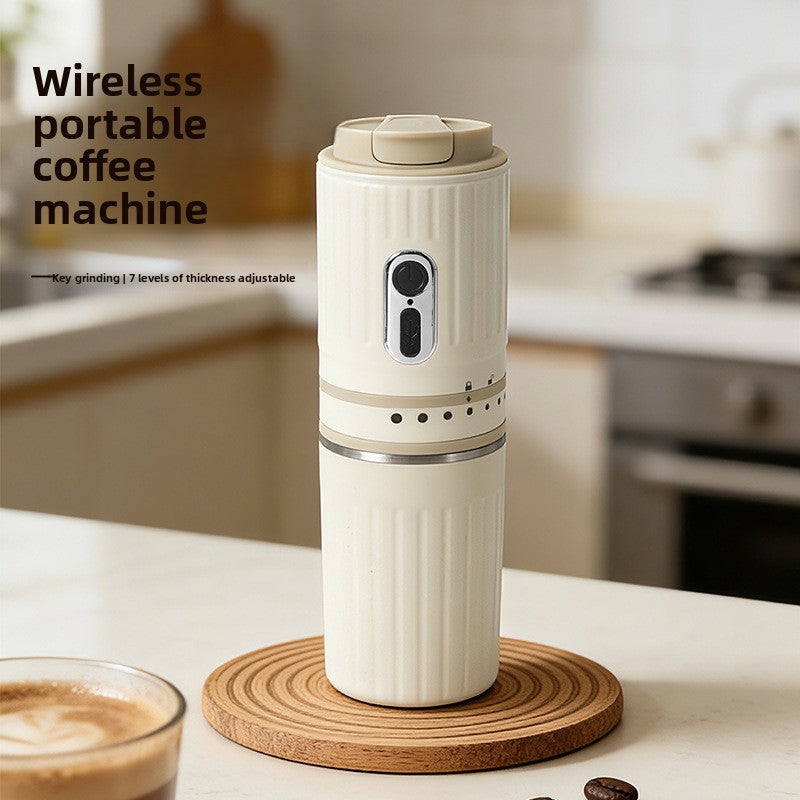 Portable Grinding and Brewing Coffee Machine