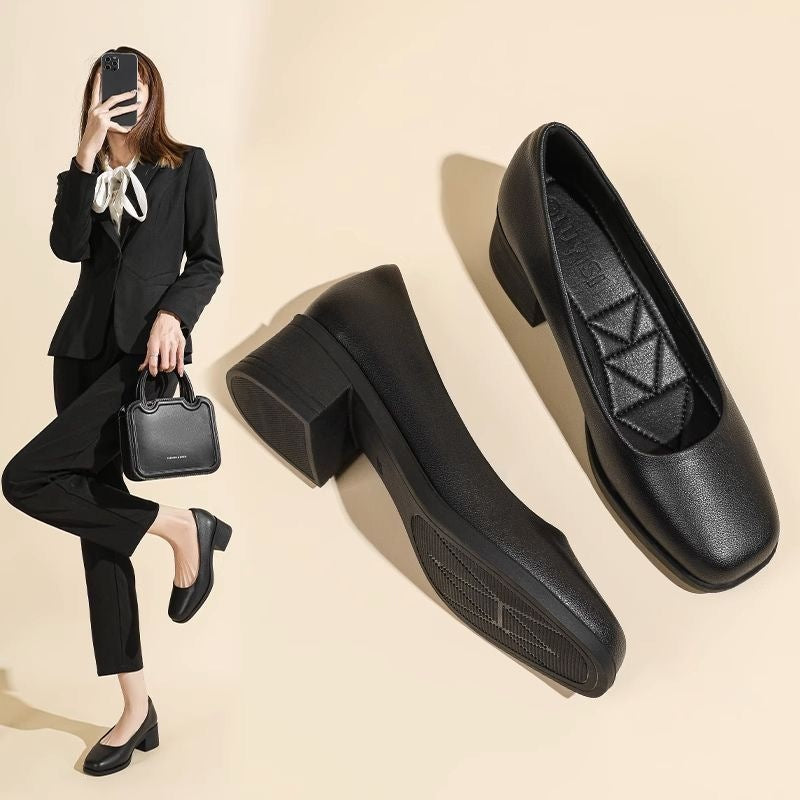 Womens Low Heel Professional Work Shoes