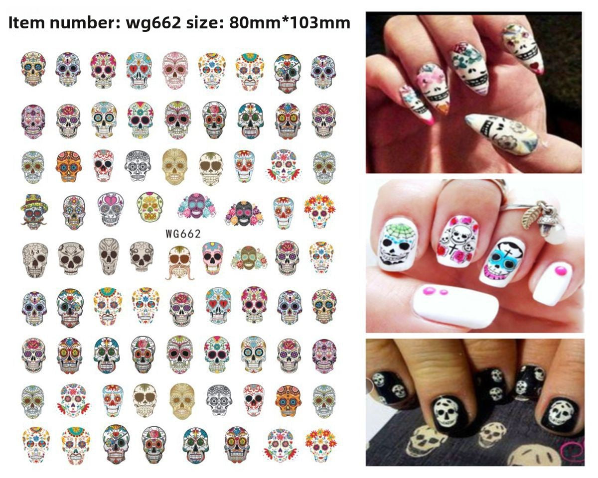 Halloween nail stickers