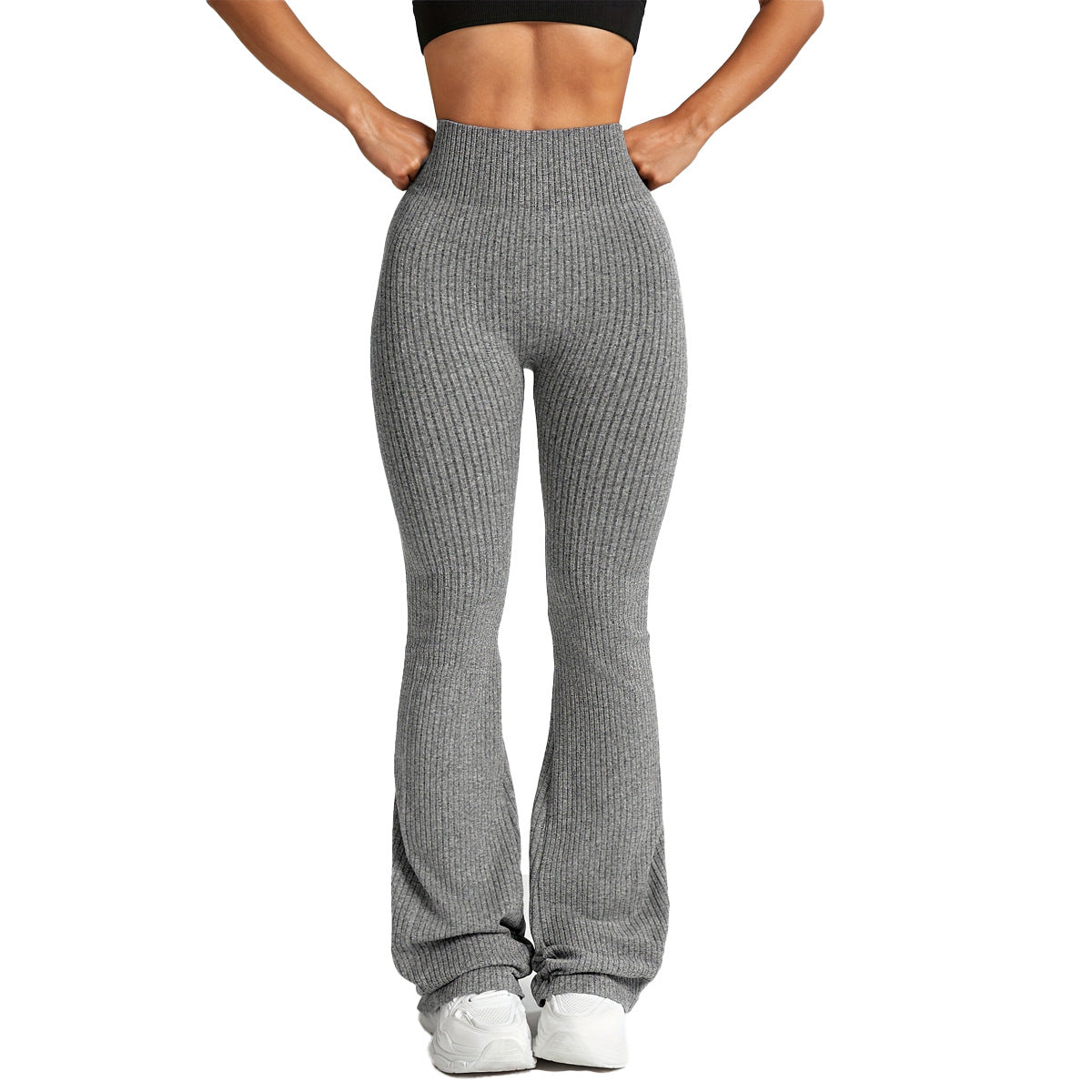 Womens HighWaist Flared Yoga Pants