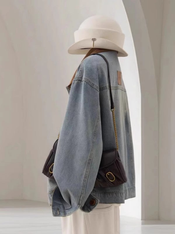 Retro Denim Jacket for Women