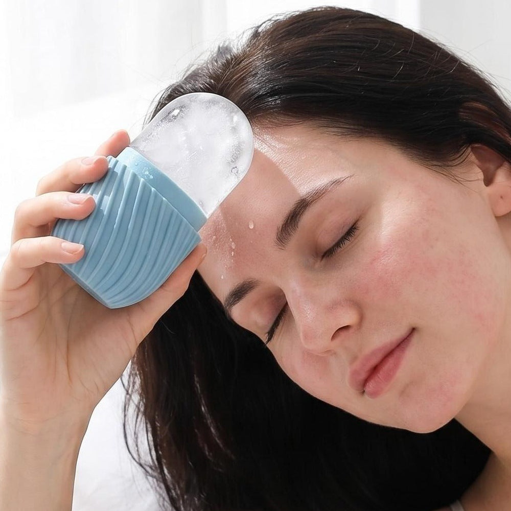 Silicone Facial Ice Roller Massager