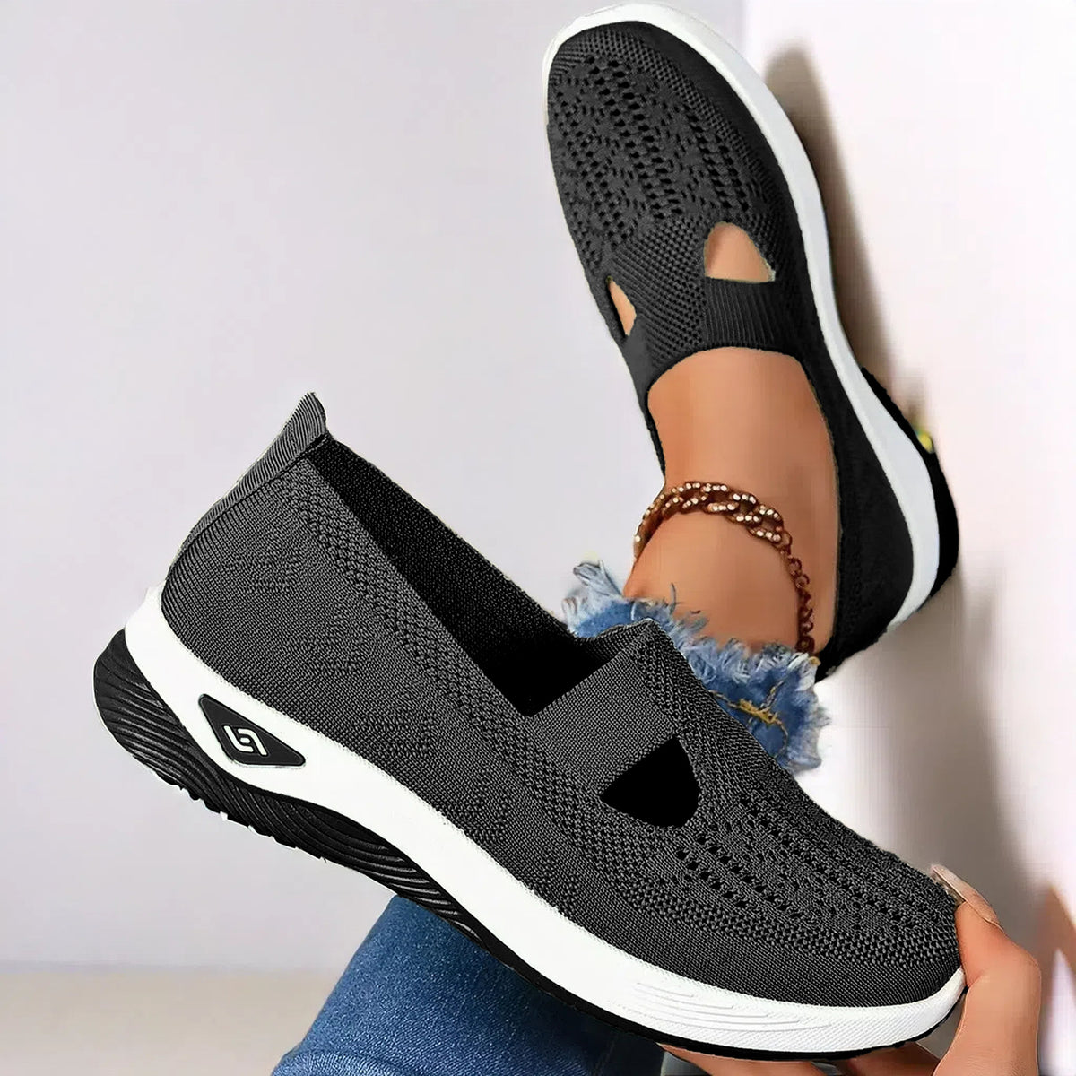 Summer Breathable Sandals, Non-Slip Soft Soles, Elderly Shoes, Women's Casual Shoes, Middle-Aged and Elderly Walking Shoes