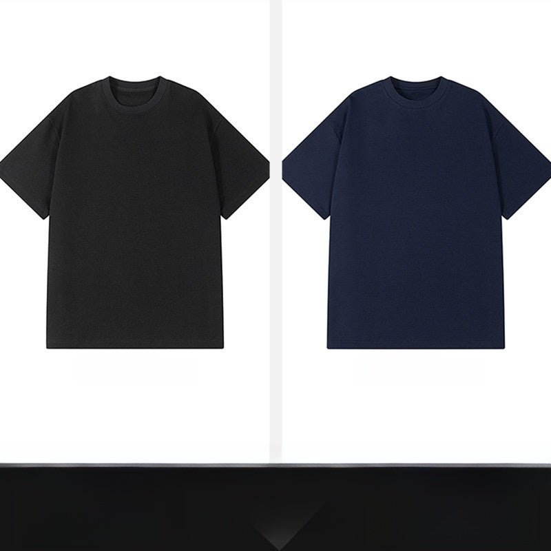 Men's Heavyweight Cotton Short Sleeve T-Shirt Cleanfit
