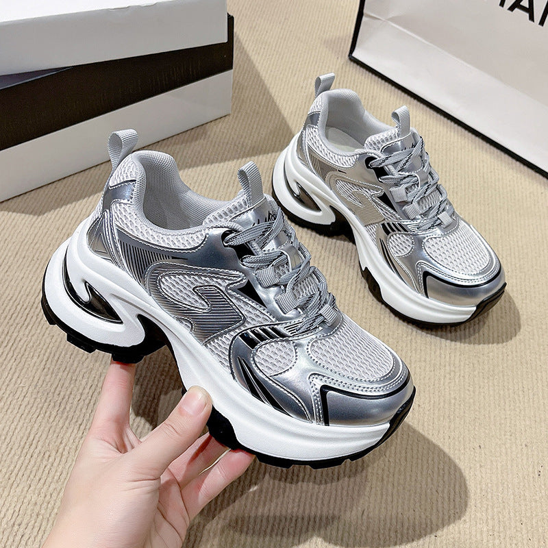 Thick-Soled Breathable Casual Sneakers for Women