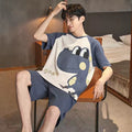 Men's short-sleeve loose-fit top